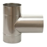 Trójnik kwaso-żaroodporny 90 stopni/200/0,8 mm z wyjściem 200 kielich