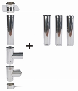 Wkład kwaso-żaroodporny 200/0,8 mm, wysokość 4,4 m