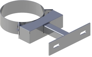 Wspornik ścienny przestawny 50-150mm fi 125