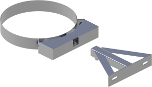 Wspornik ϕ 200 odległość od ściany powyżej 360 mm  do montażu z ramieniem wspornika 500 lub 1000 mm