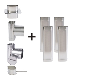 Wkład do drewna, owalny, żaroodporny 120x220/4,4m