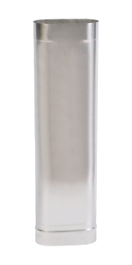 Rura owalna kwasoodporna 100x210/długość 1000 mm/grubość 1 mm